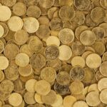 pile of gold round coins